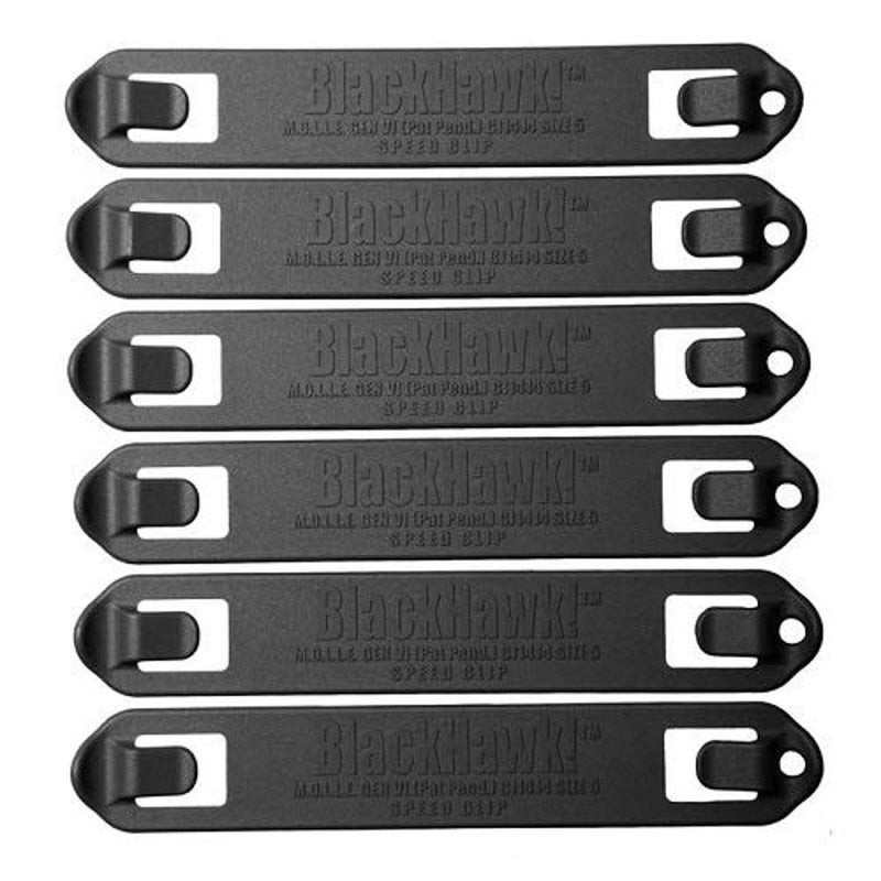 BLACKHAWK! BLACKHAWK Speed Clips (6-Pack #7), Black - Image 1